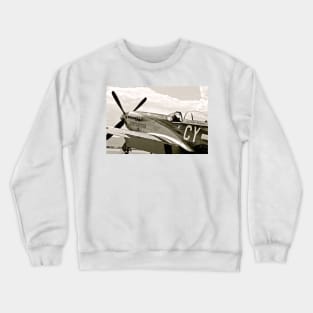 P-51 Mustang Fighter Plane Crewneck Sweatshirt